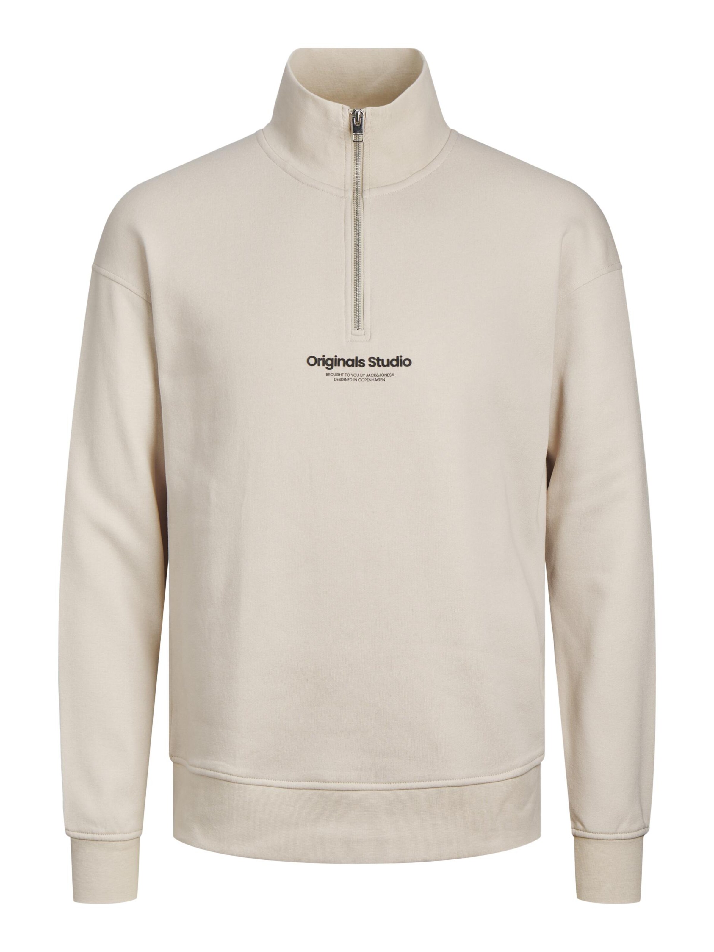 JACK & JONES Sweatshirt 'Vesterbro' in Beige: Vorderseite