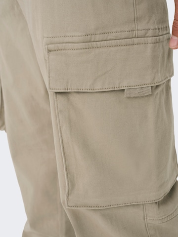 Only & Sons Regular Cargo trousers 'Next' in Beige