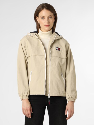 Tommy Jeans Between-Season Jacket 'Chicago' in Beige: front