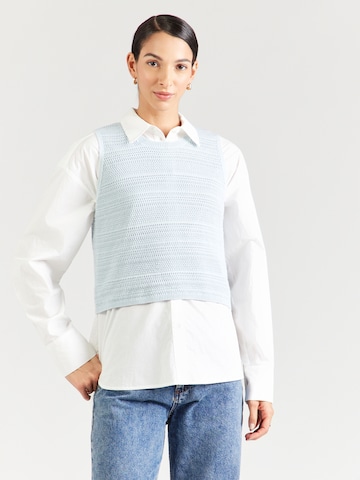 JJXX Knitted Top 'JXZUSANNAH' in Blue: front