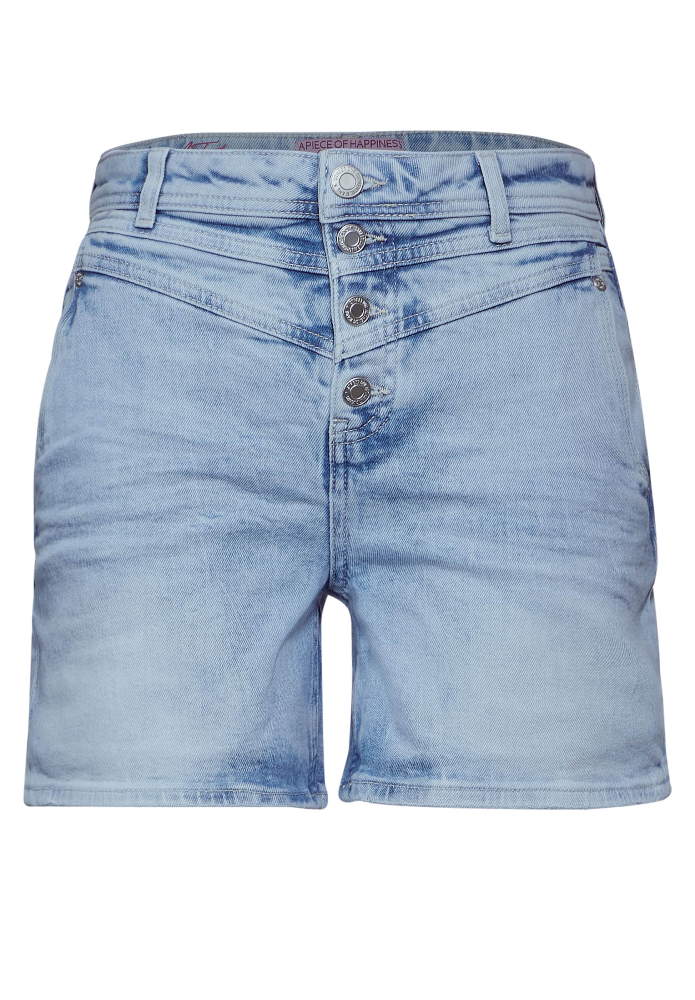 STREET ONE Skinny Jeans in Blue: front