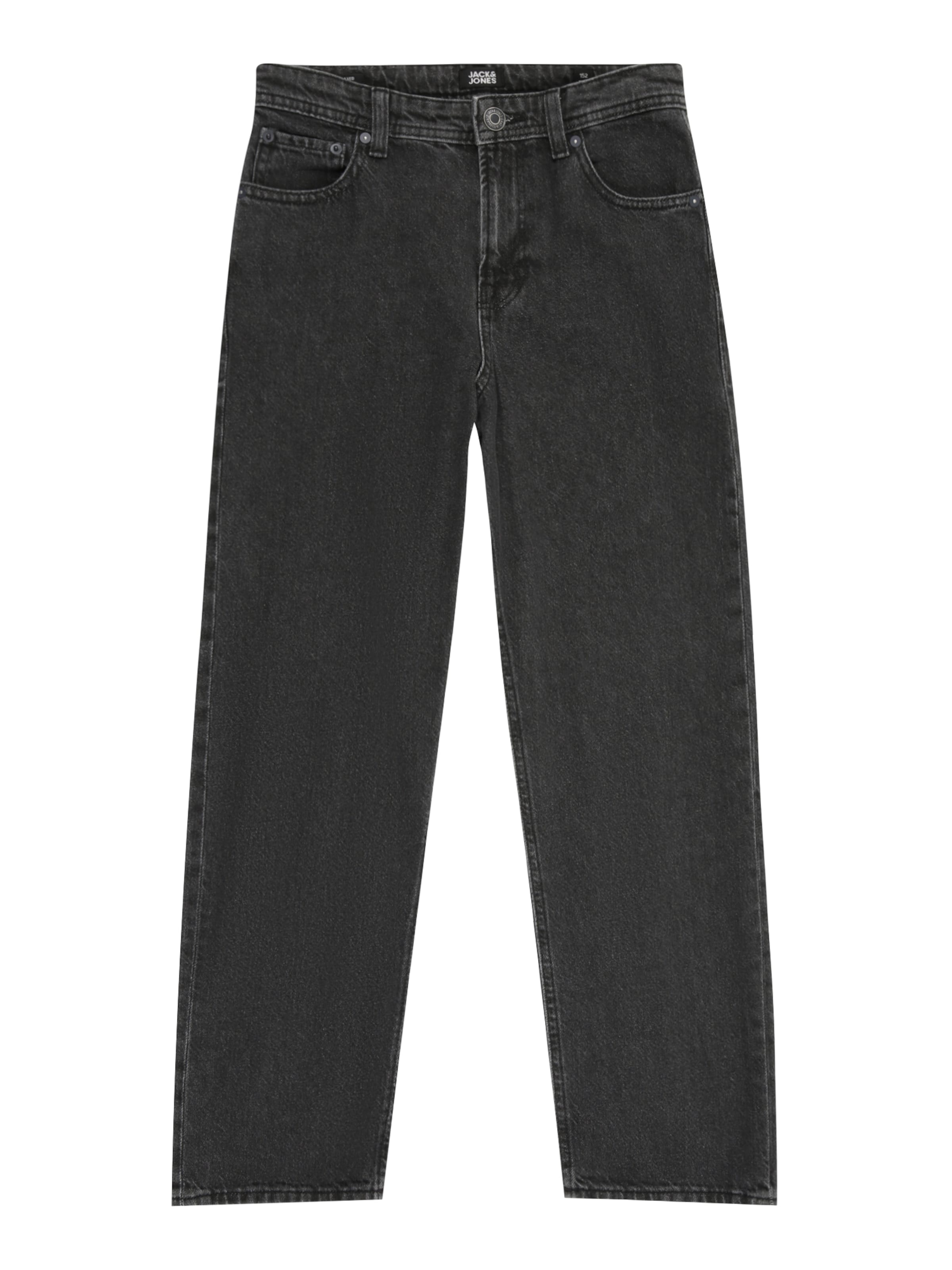 Jack & Jones Junior Regular Jeans 'JJICHRIS JJORIGINAL' in Black: front