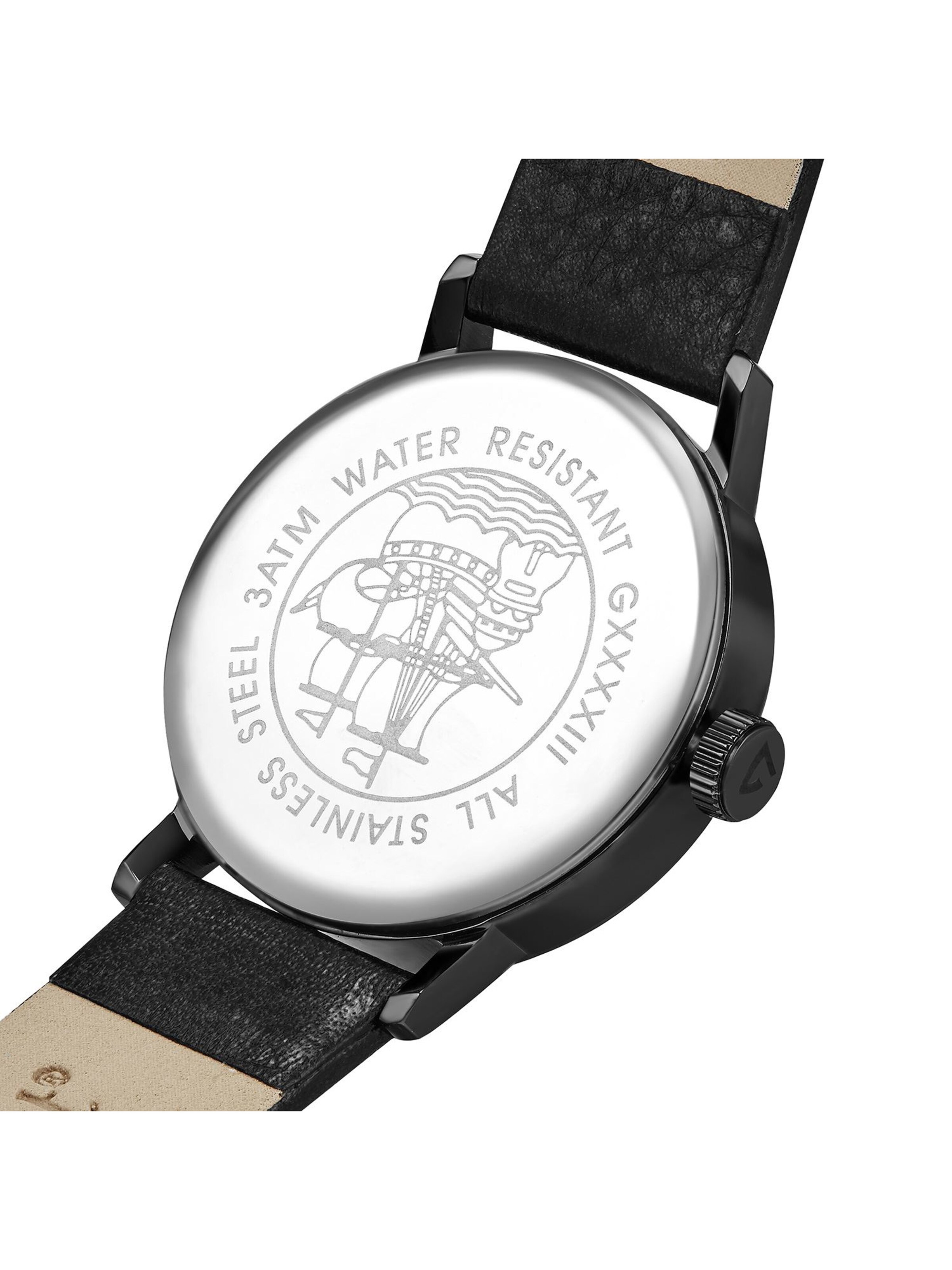 Gigandet Analog Watch 'MINIMALISM' in Black