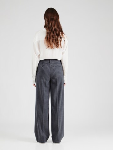 UNITED COLORS OF BENETTON Wide Leg Hose in Grau