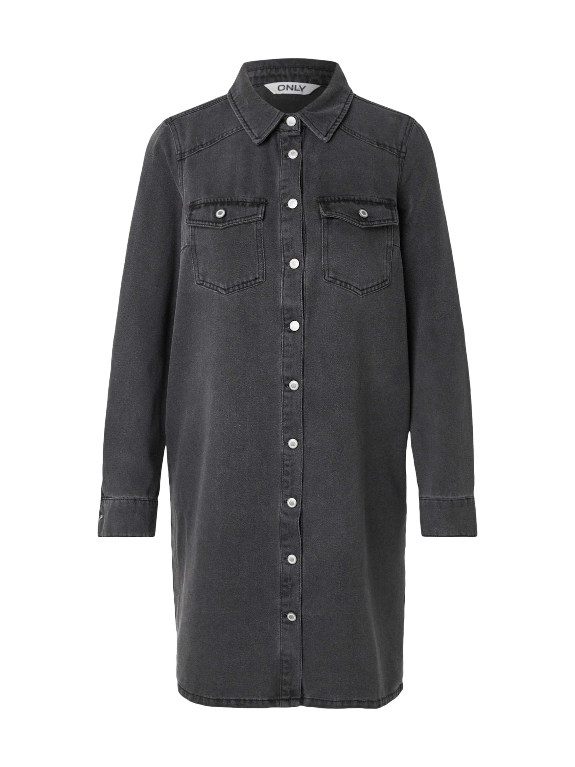 ONLYKošulja haljina 'ONLLISA' - crna boja: prednji dio