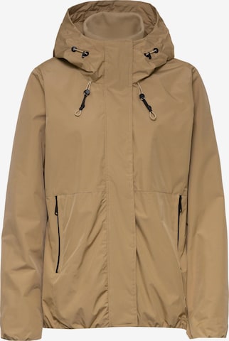 Ragwear Performance Jacket 'Sunniva A' in Beige: front