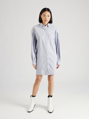 LEVI'S ® Blousejurk 'Nola Shirt Dress' in Blauw: voorkant