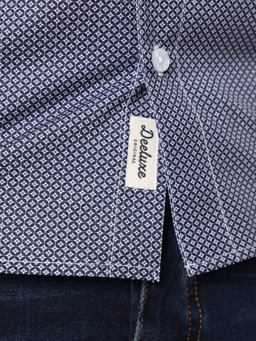 Coupe regular Chemise 'BUNJI' Deeluxe en gris