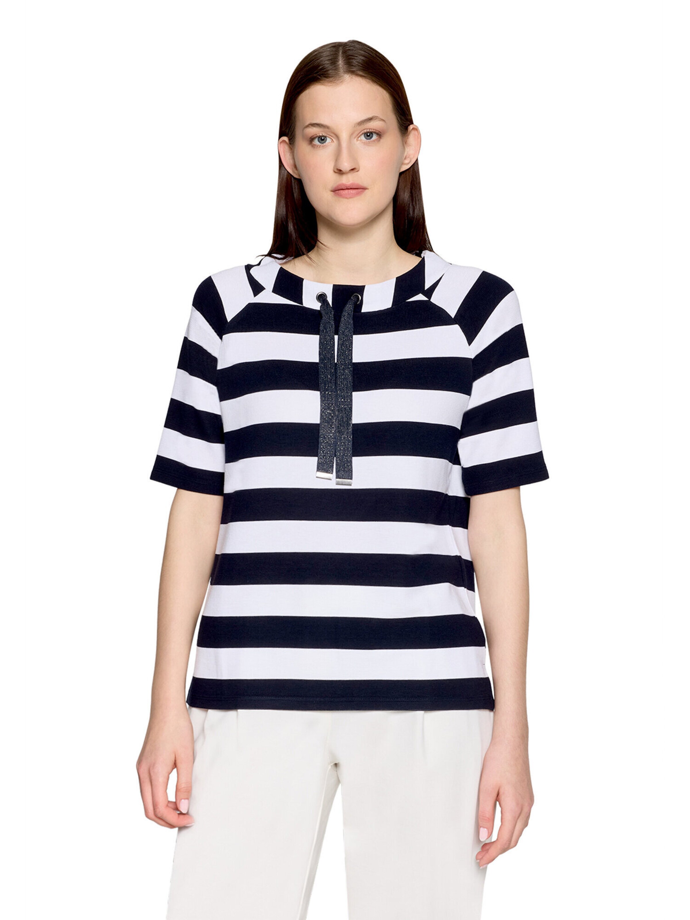 Sweat-shirt Betty Barclay en bleu : devant