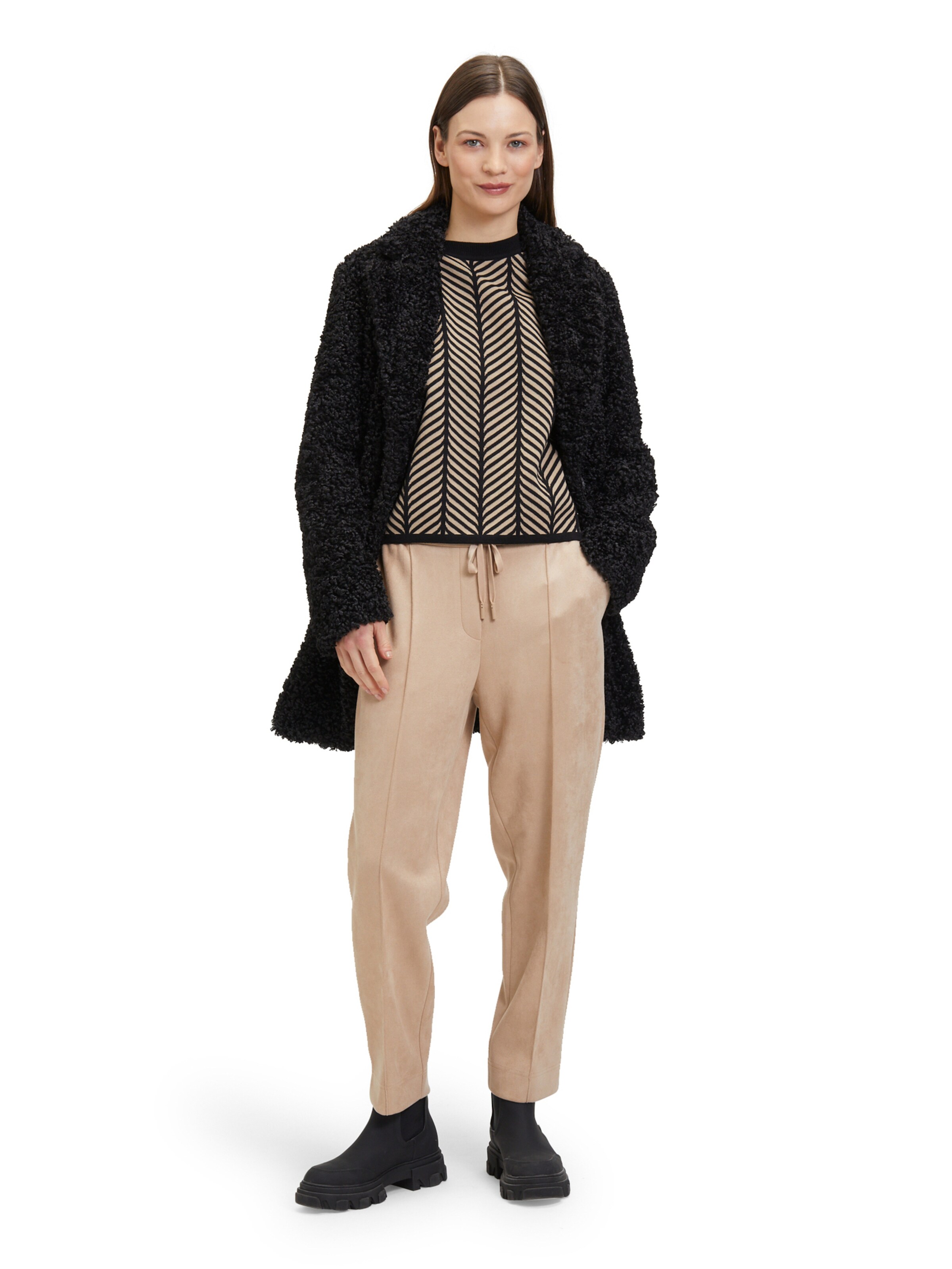 Loosefit Pantalon Betty & Co en rose