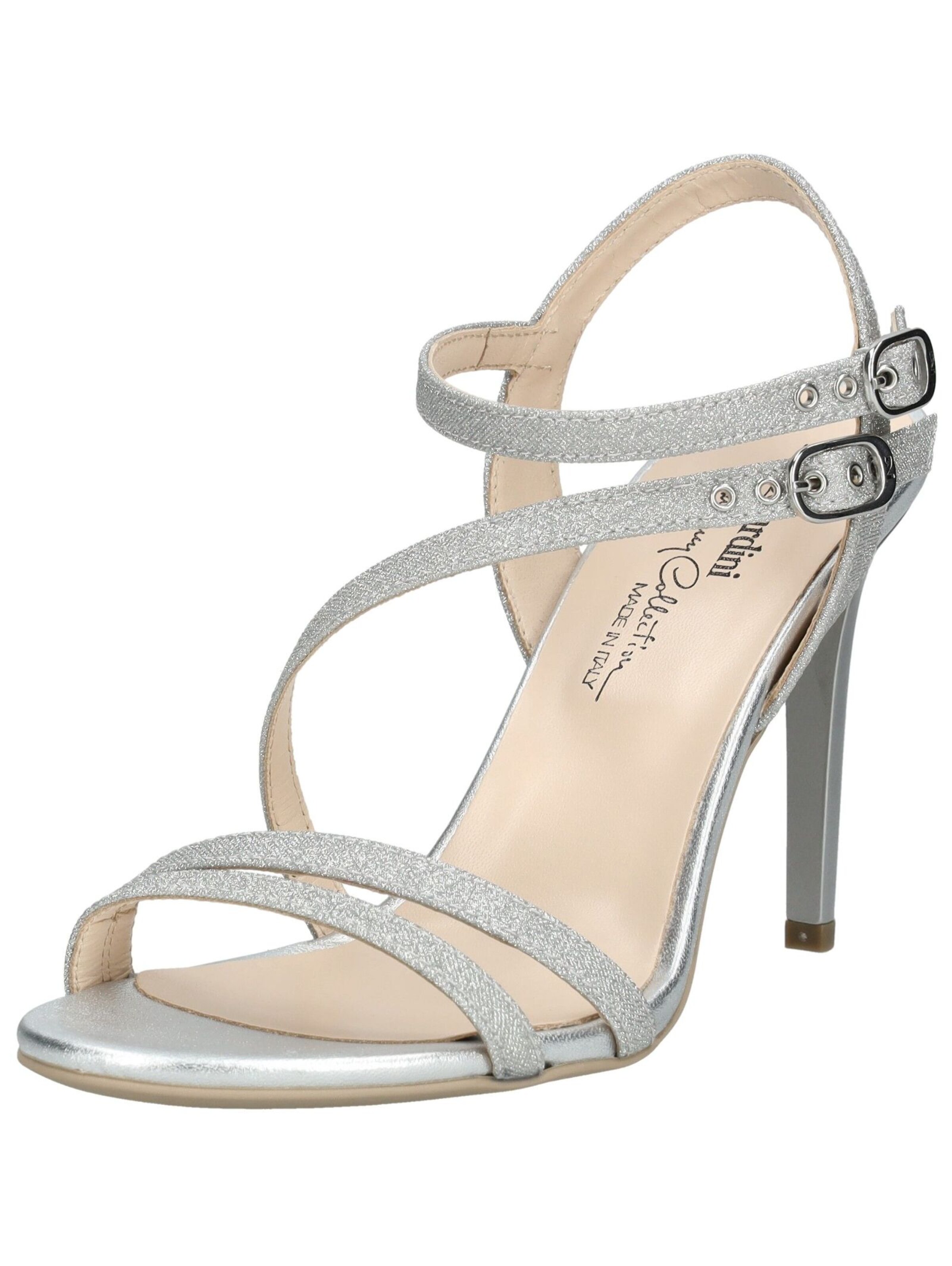 Nero Giardini Sandale in Silber: Vorderseite