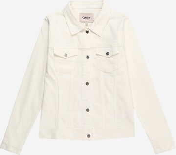 Veste mi-saison 'AMAZING' KIDS ONLY en blanc : devant