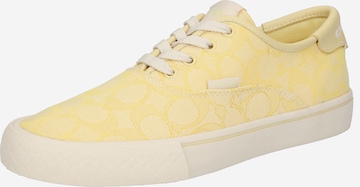 COACH Sneakers in Yellow: front