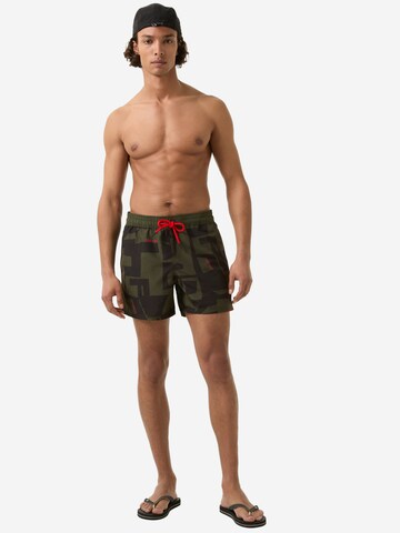 Bogner Fire + Ice Badeshorts 'Nelson' in Grün