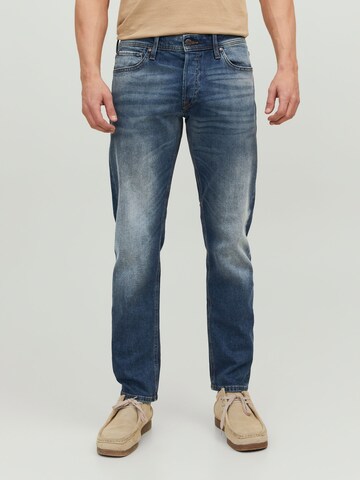 JACK & JONES Slimfit Jeans 'Mike' in Blauw: voorkant