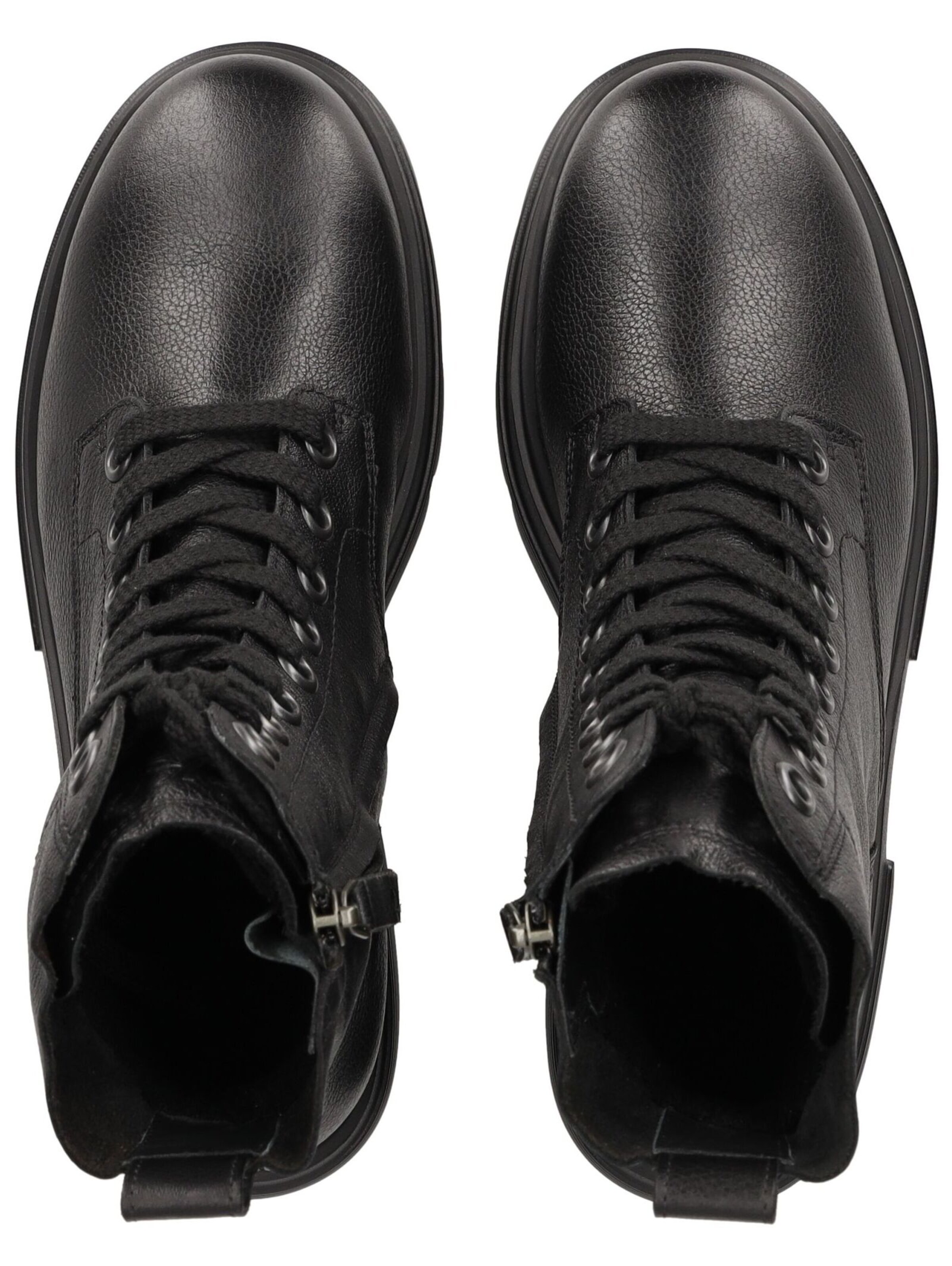 Paul Green Schnürstiefelette in Schwarz