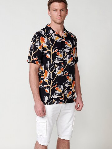 KOROSHI Regular fit Srajca | črna barva