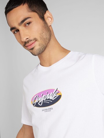 JACK & JONES T-Shirt 'TAMPA' in Weiß