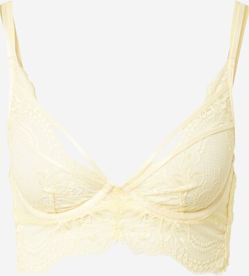 Hunkemöller Triangle Bra 'Raquel' in Yellow: front