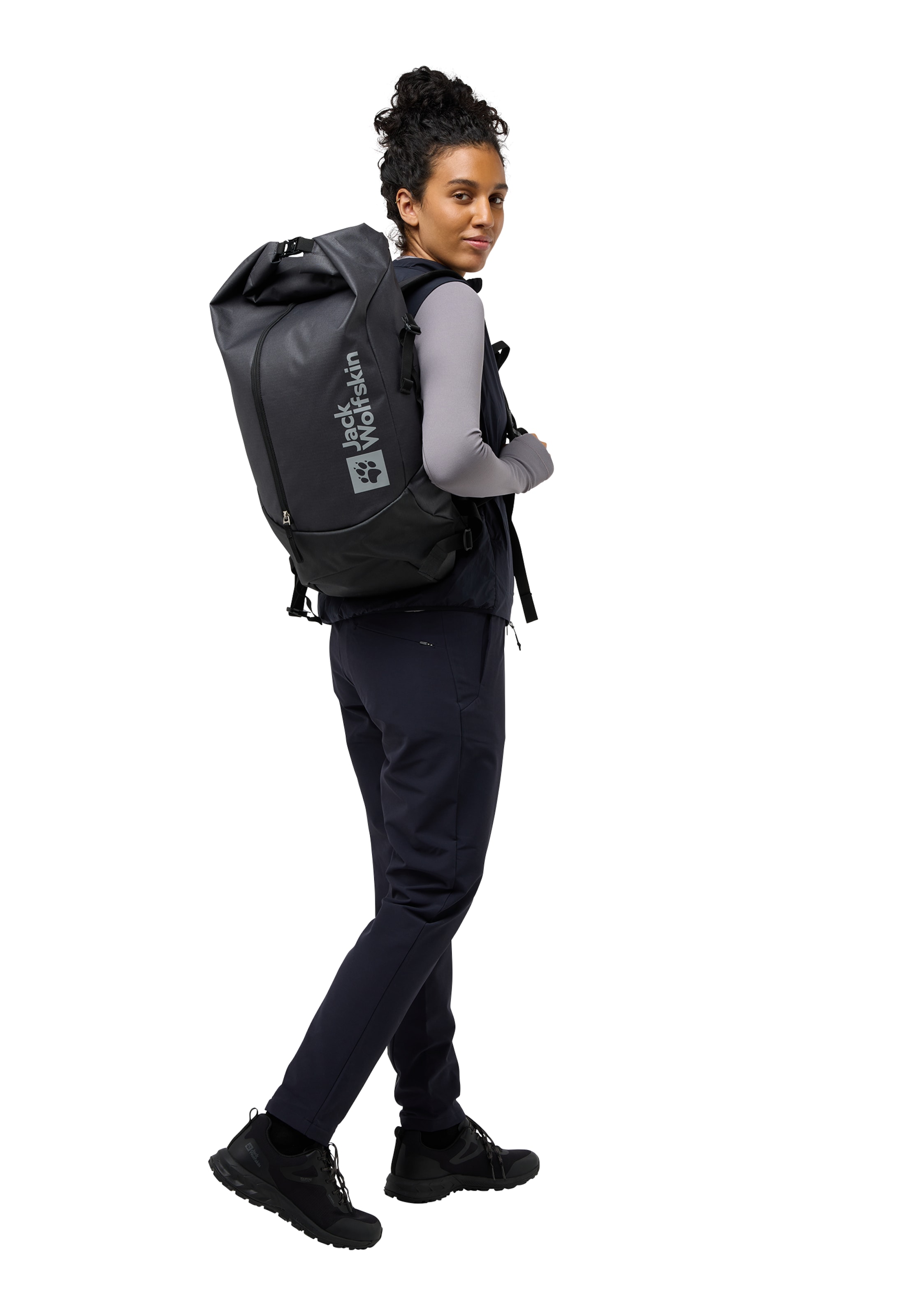 JACK WOLFSKIN Backpack in Black