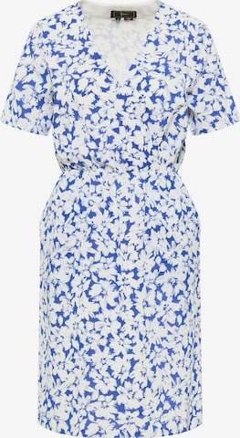 faina Summer Dress in Blue: front