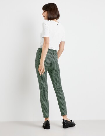 GERRY WEBER Slim fit Pants in Green