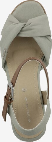 TOM TAILOR Sandalen met riem in Grijs