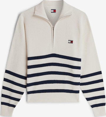 Pull-over Tommy Jeans en blanc : devant