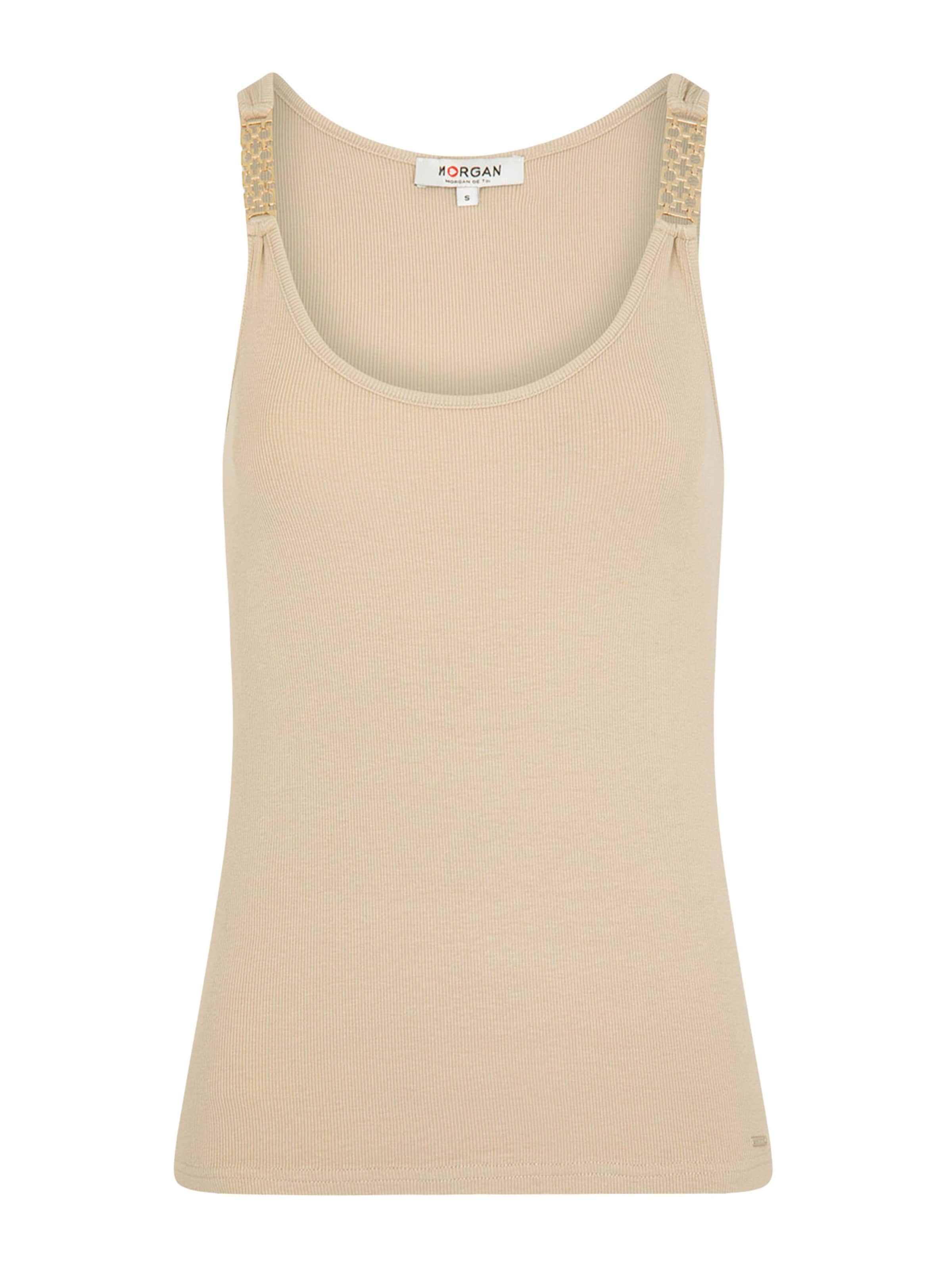 Morgan Top 'DUA' - bézs: elől