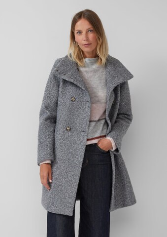 s.Oliver BLACK LABEL Tussenmantel in Grijs: voorkant