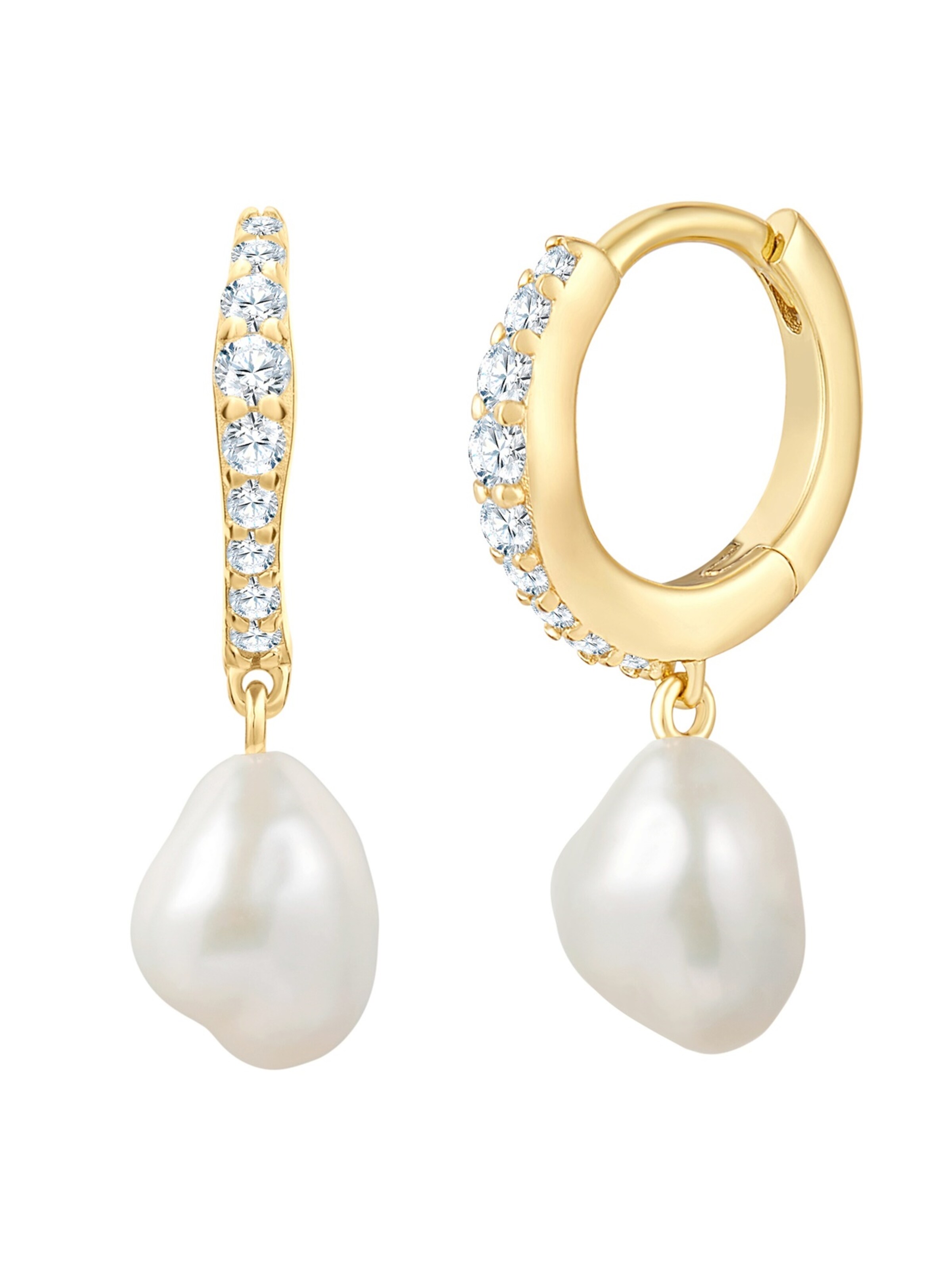 Glanzstücke München Oorbellen in Goud: voorkant