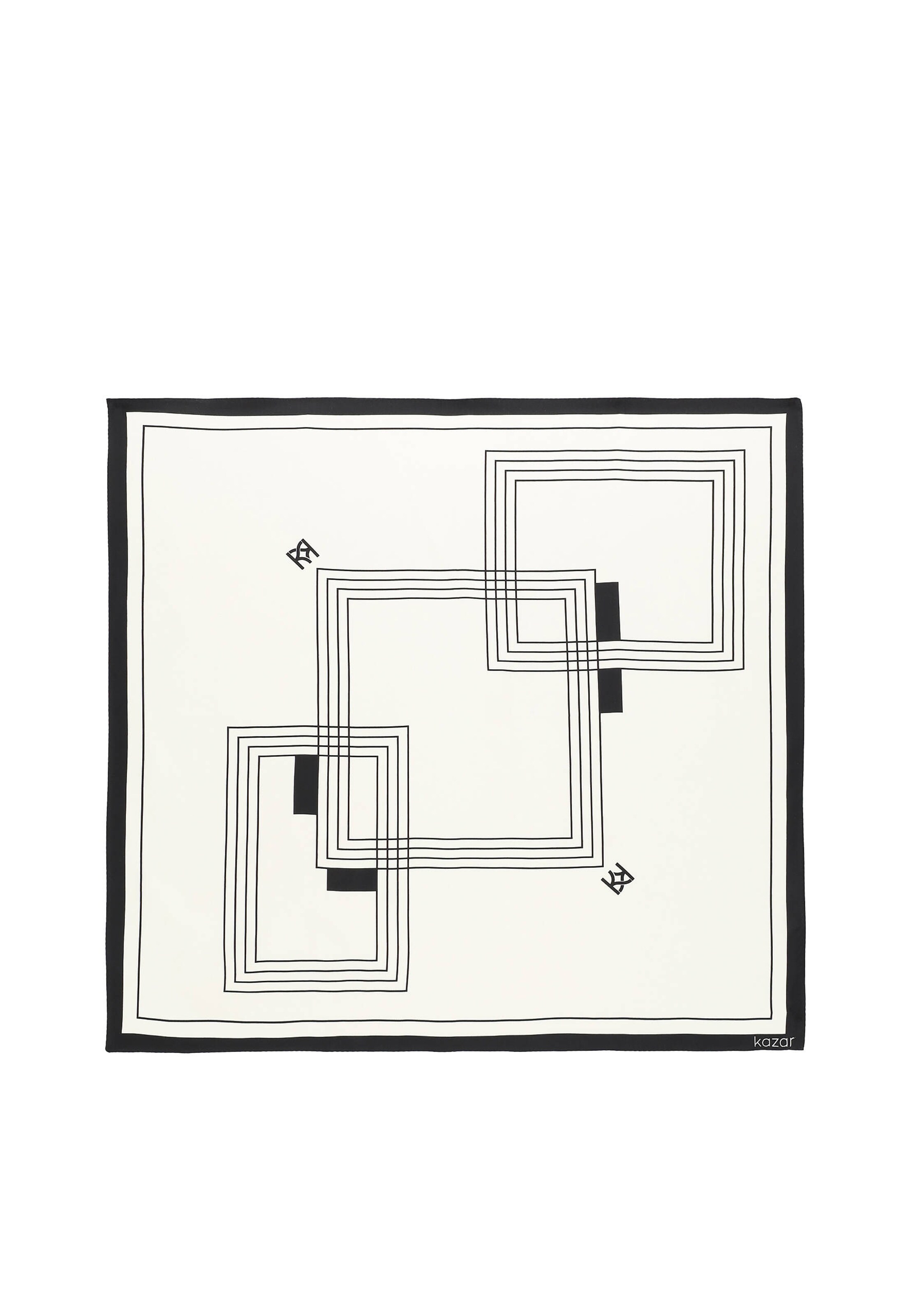 Sciarpa di Kazar in beige: frontale