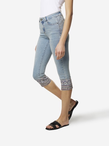 KOROSHI Slimfit Džíny – modrá