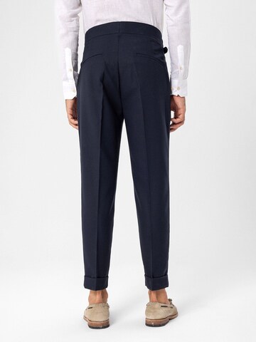Antioch Loosefit Bundfaltenhose in Blau