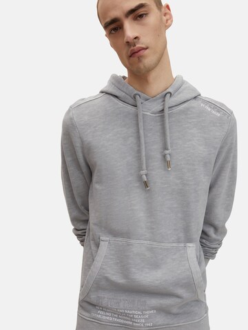 TOM TAILOR Sweatshirt in Grau