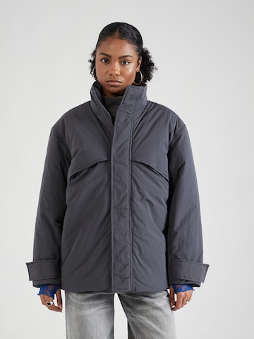 WEEKDAY Winter Jacket 'Windy' in Grey: front