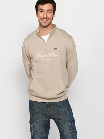 Sweat-shirt KOROSHI en beige