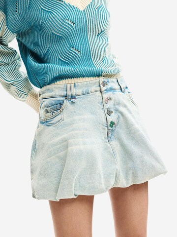 Desigual - Falda 'FAL_GLOBO 26SWFD01' en azul