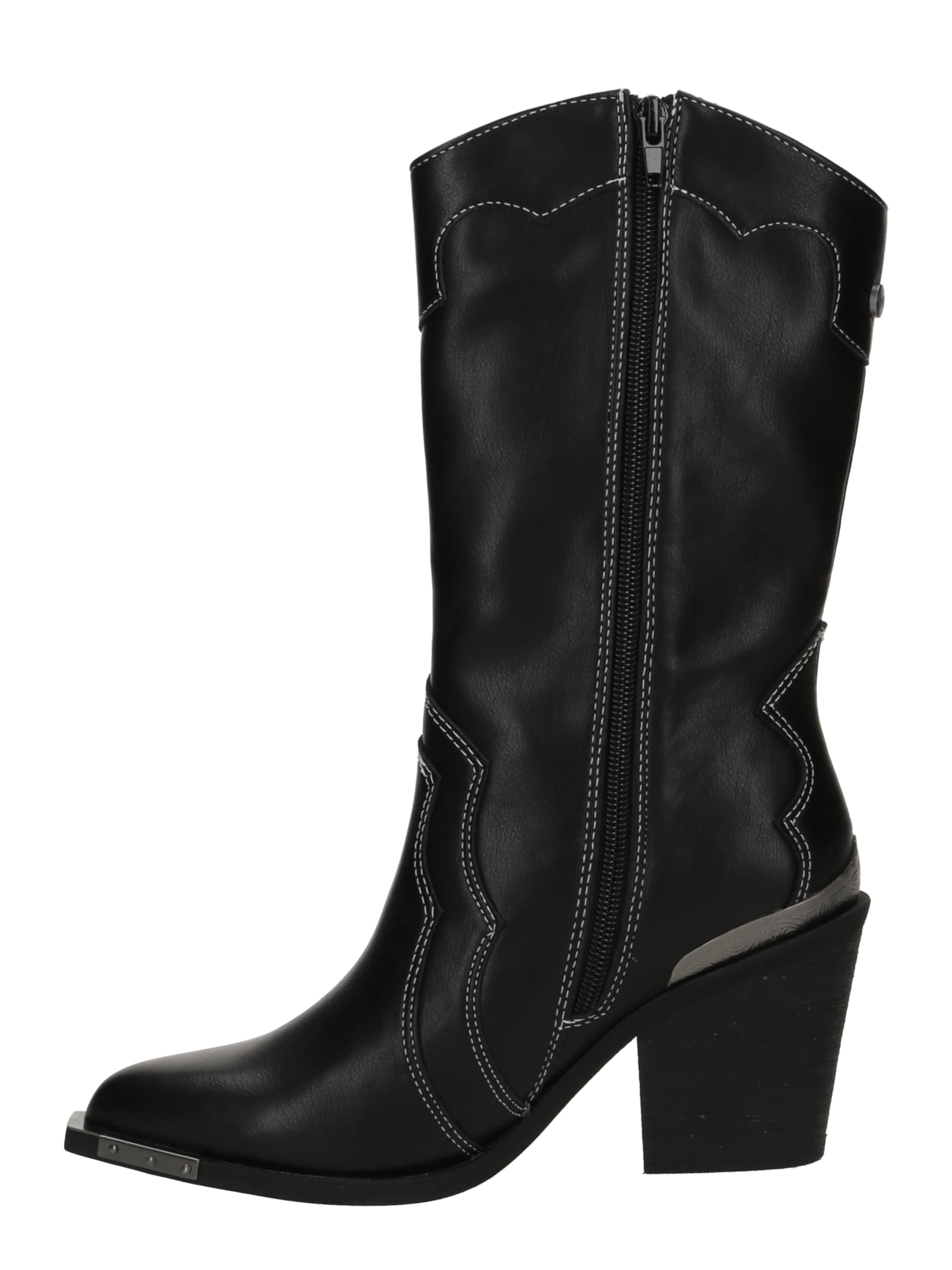 BUFFALO Καουμπόικη μπότα σε μαύρο