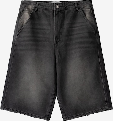 Bershka Jeans in Black: front