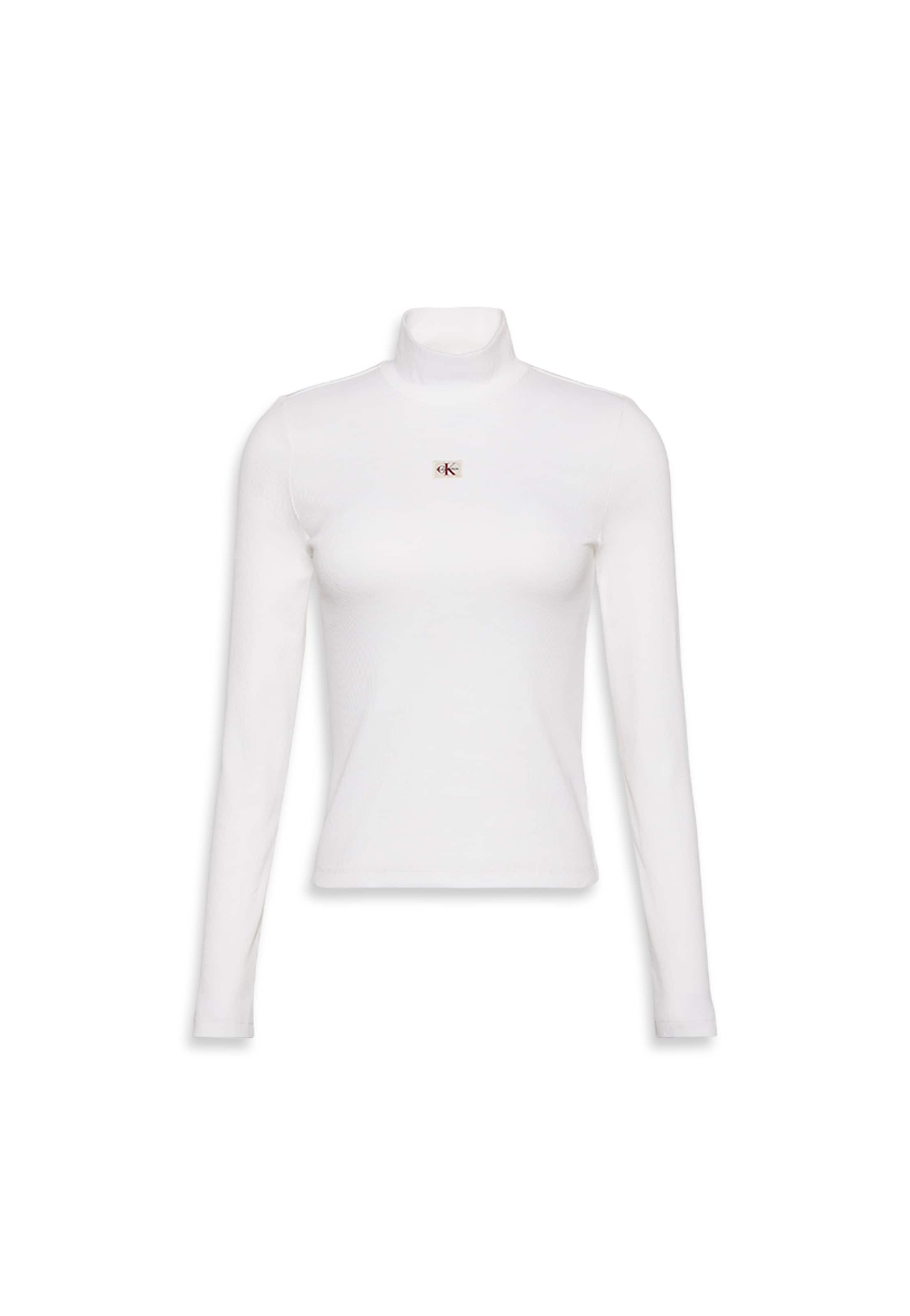 Tricou de la Calvin Klein Jeans pe alb: față