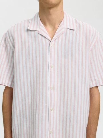 Fit confort Chemise SELECTED en rose