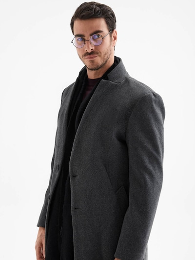 Antioch Manteau mi-saison en gris, Vue avec produit