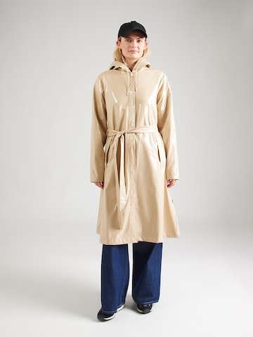RAINS Преходно палто в бежово: отпред