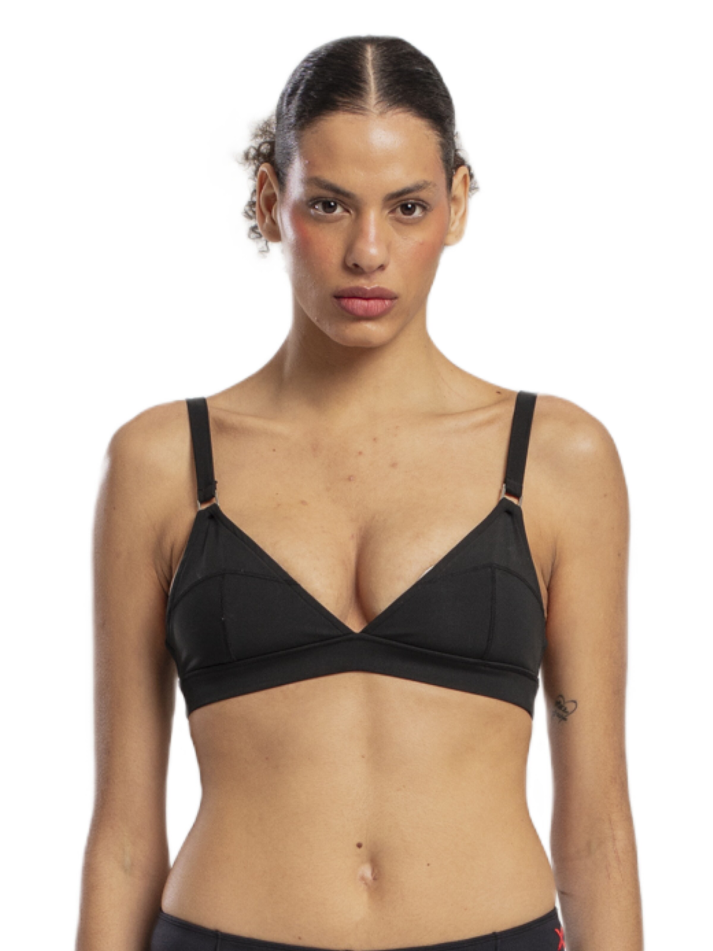 PCFG Triangle Bra in Black: front