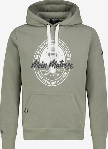 Eight2Nine Sweatshirt in Groen: voorkant