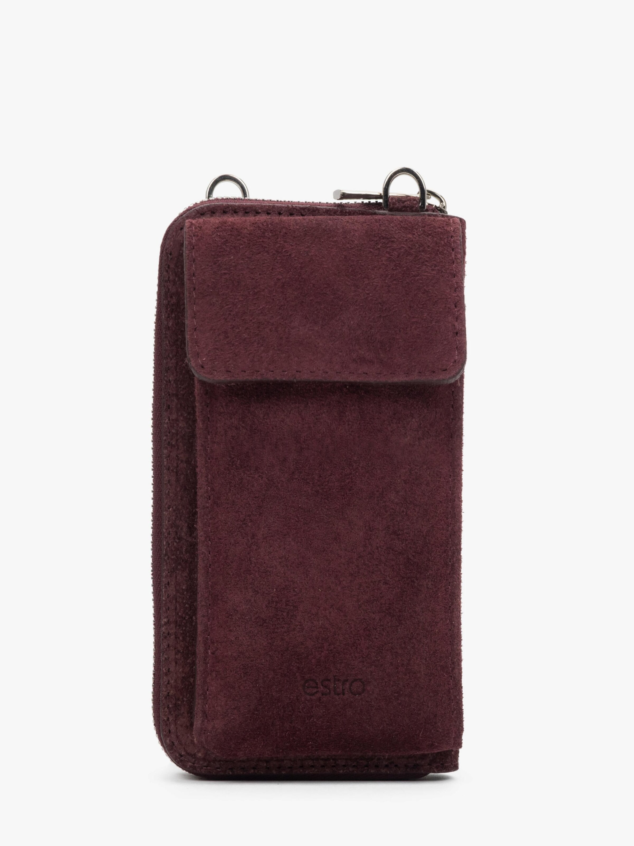 Estro Wallet '1448' in Red: front