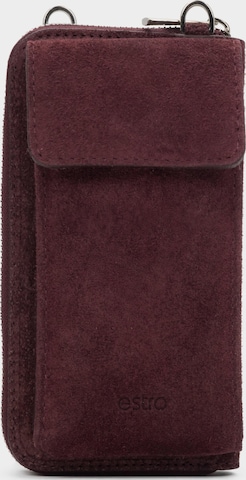 Estro Wallet '1448' in Red: front