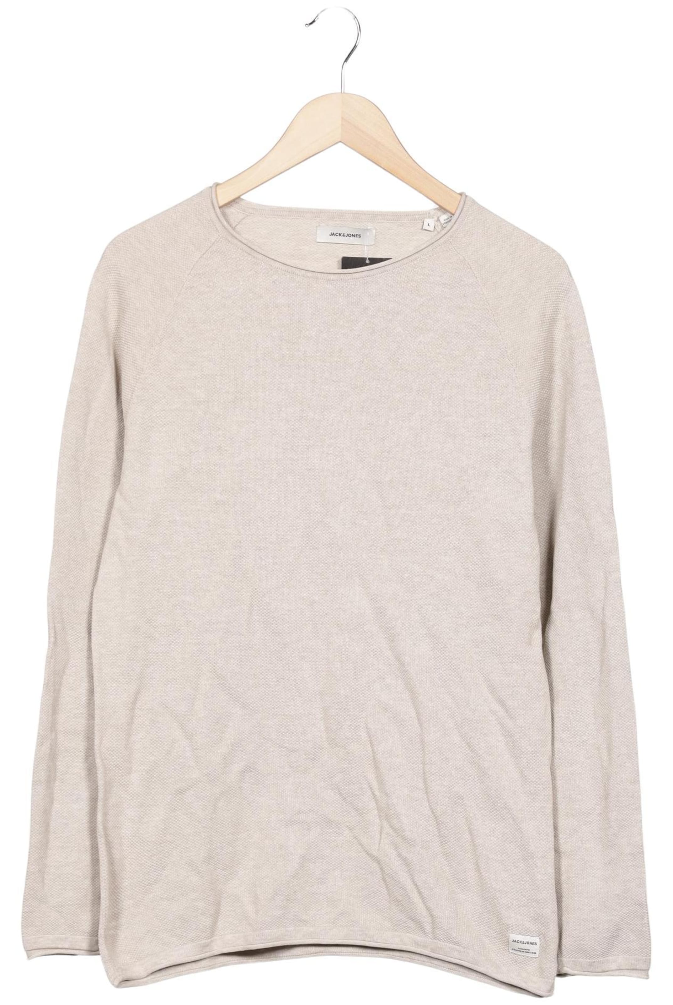 JACK & JONES Pullover L in Beige: Vorderseite