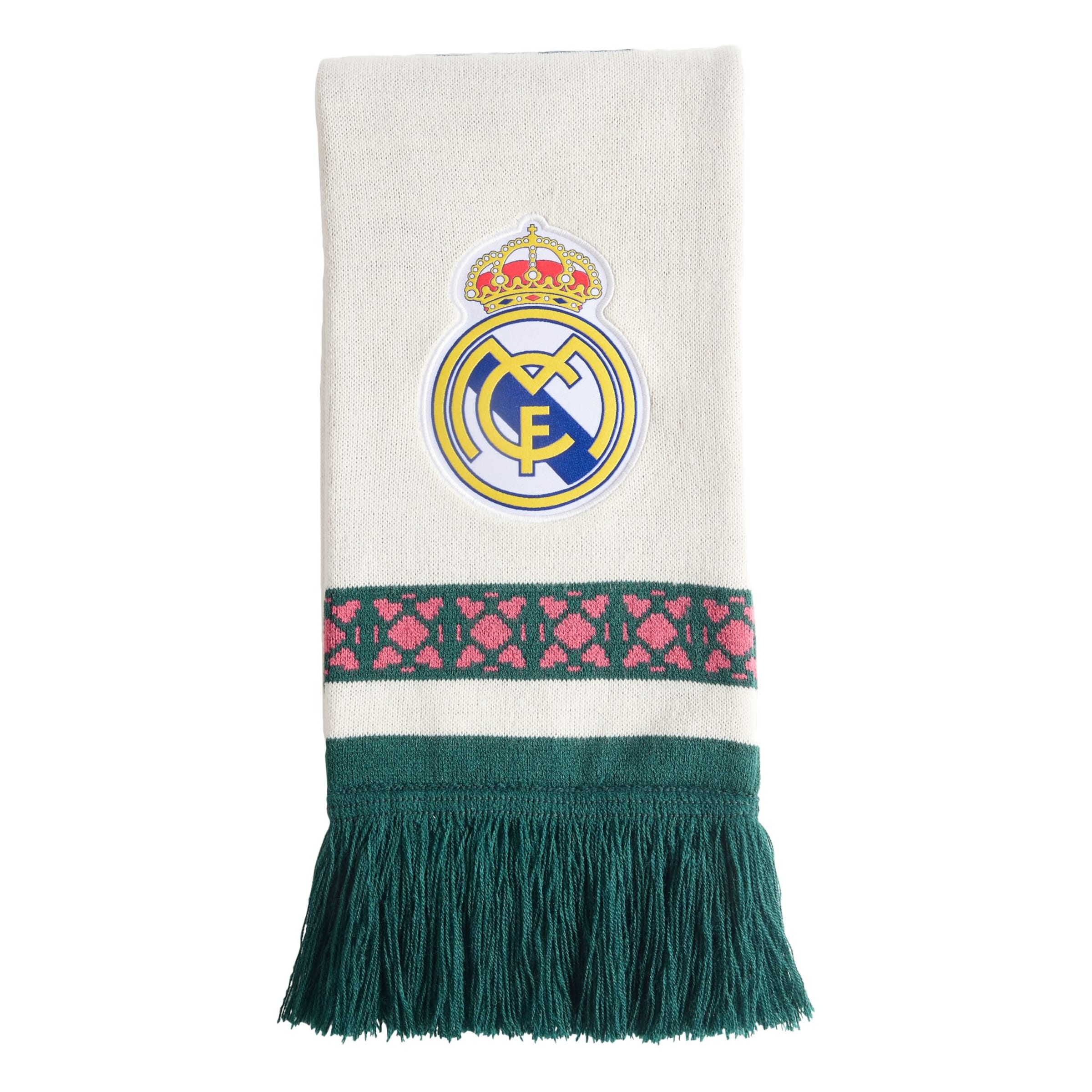 ADIDAS PERFORMANCE Sports scarf 'Real Madrid' in One Size in Yellow / Dark green / Pink / White, Item view